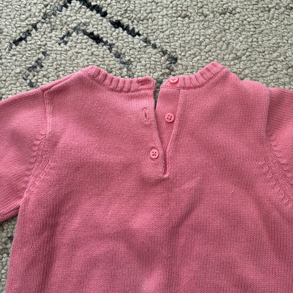 Gymboree Sugar and Spice Pink Knit Gingerbread Girl Pullover Sweater 3T - Picture 3 of 6